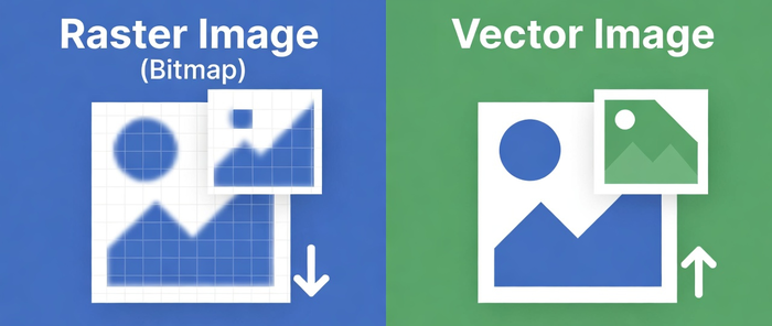 🖨️ 印刷小知識：向量圖與點陣圖圖片